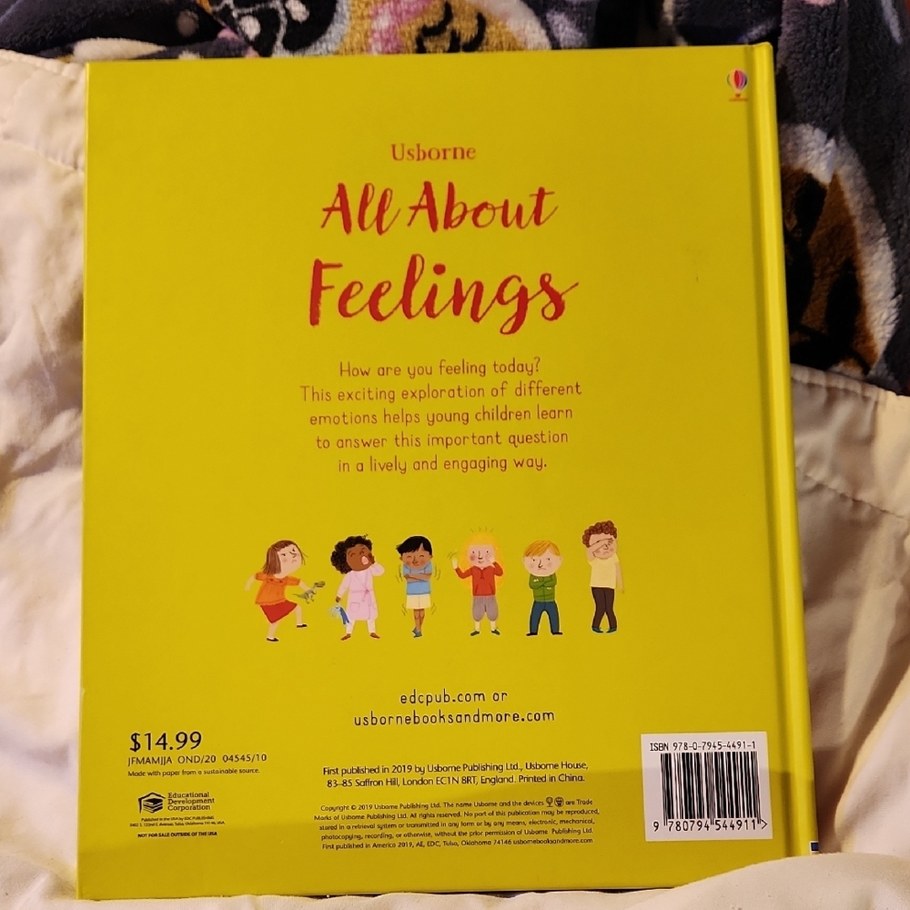 Usborne All About Feelings Book - Picture 2 of 4